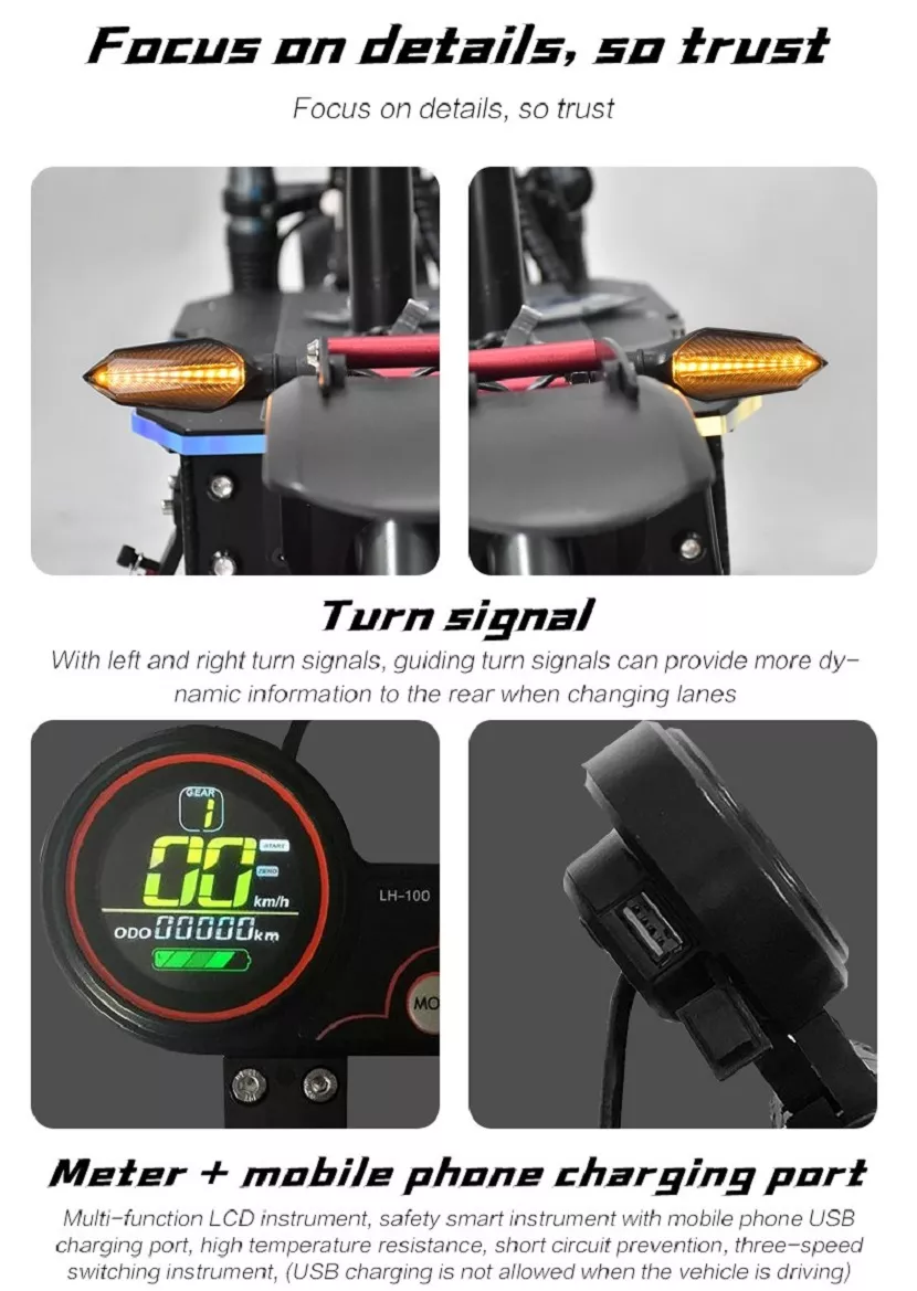 Scooter Model SANSA Roadrunner - description 5 bis bis