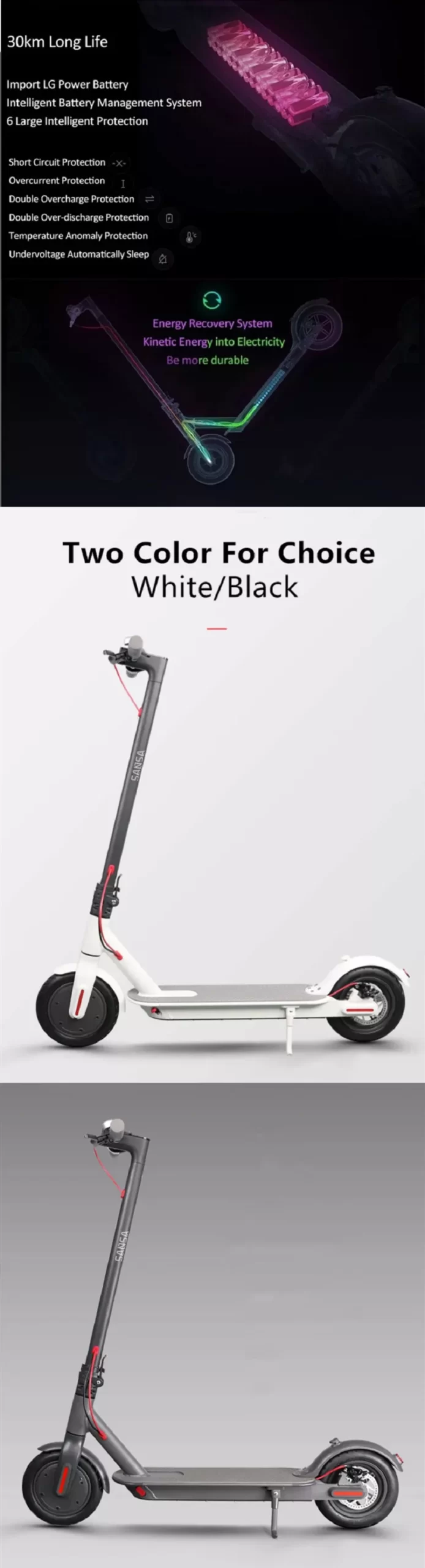 SANSA Lynx Pro-1 Scooter - Descrption 4