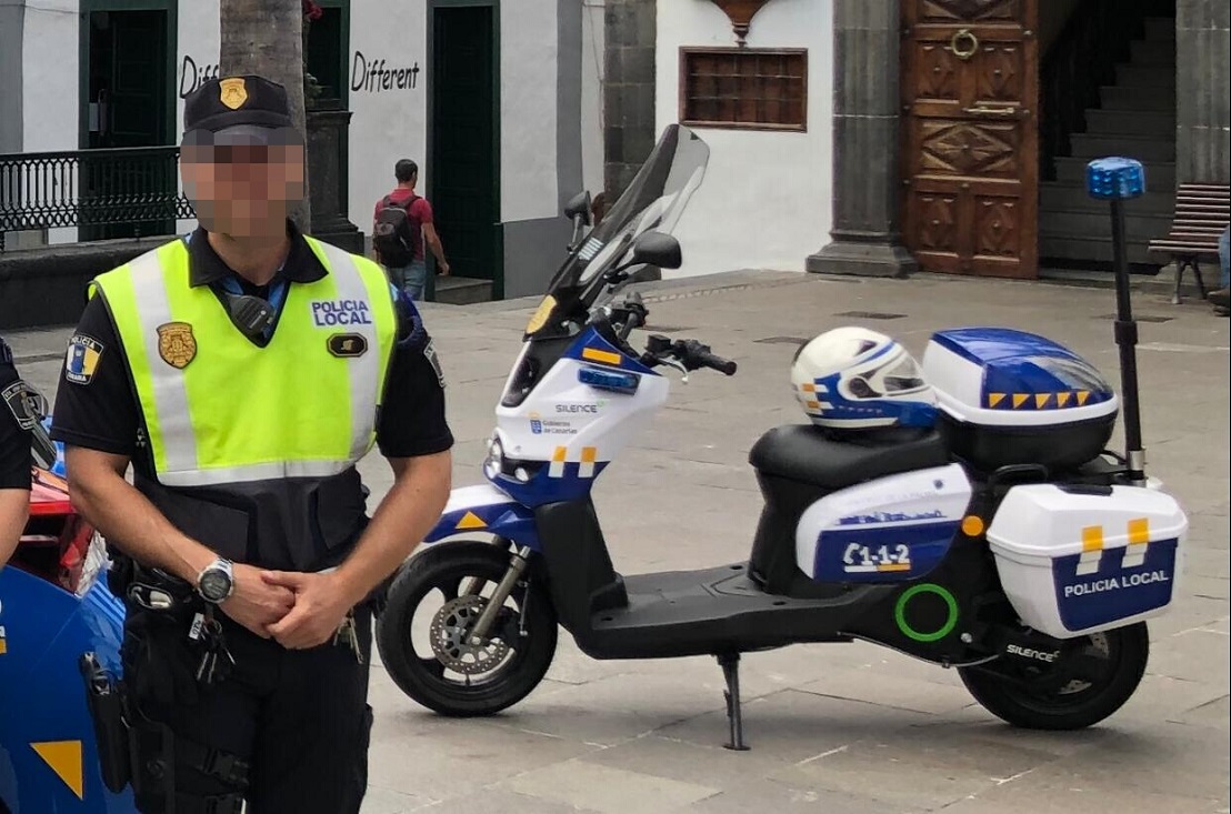 Motos eléctricas de policía de la marca SANSA Energy